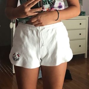 White Brandy Melville shorts